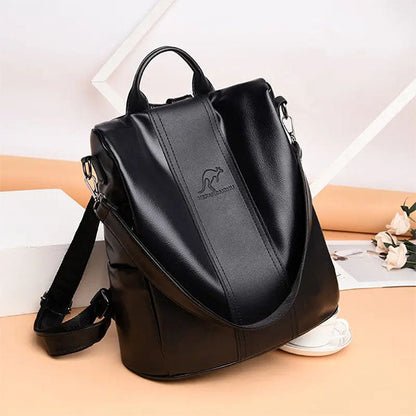 🔥🎒 PROMO FLASH 50% ! Sac à Dos Vintage Grande Capacité pour Femme – Design Élégant, Texture Gaufrée, Bretelles Amovibles, 6 Couleurs, Parfait pour Voyage & Quotidien ✨