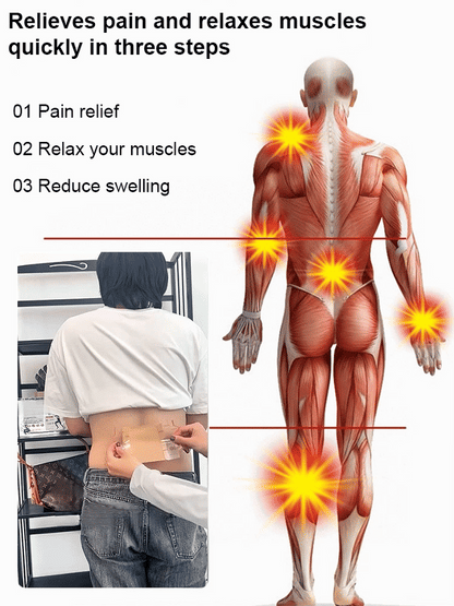 🌿 Ginger Pain Relief Patches – Natural Heat Therapy for Aches & Stiffness | Stick It Where It Hurts! 💆‍♀️