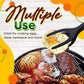 🍳✨ PROMO FLASH 50% ! Pince-Spatule 2 en 1 pour Cuisine – Embouts en Silicone Alimentaire, Antiadhésif, Résistant à la Chaleur, Poignée Longue Confy ✨