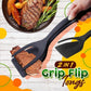 🍳✨ PROMO FLASH 50% ! Pince-Spatule 2 en 1 pour Cuisine – Embouts en Silicone Alimentaire, Antiadhésif, Résistant à la Chaleur, Poignée Longue Confy ✨