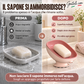 🧼 PROMO FLASH : 50% DE RÉDUCTION ! Porte-Savon Auto-Drainant Incliné – Pente 20° Anti-Stagnation, Ventouse Multi-Points & Double Couche Amovible for un Savon Toujours Sec ✨💧