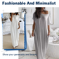 📢⏰🌿 PROMO FLASH 50% ! Robe Longue Femme Ample & Décontractée – Tissu Léger Respirant, Poches Latérales, Coupe Universelle, Parfaite pour l'Été & le Quotidien 👗