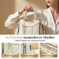 🌸 PROMO EXCEPTIONNELLE 50% DE RÉDUCTION ! 👜 Grand Cabas en Cuir Végan – Format A4 Ultraléger & Structuré – Coutures en V, Quincaillerie Dorée & Multi-Compartiments – Le Compagnon Idéal Travail & Week-end ✨🌿