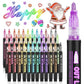 🎅New Year Special Deals !!⚡50K+ SOLD!🎁Double Outline Glitter Coloring Pen Set