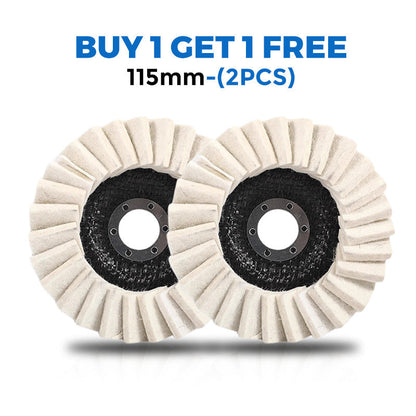 🏆50 % OFF !!⚡🔧 Wool Felt Flap Polishing Disc – Easy to Use, Surface-Safe & Professional Finish 🧽