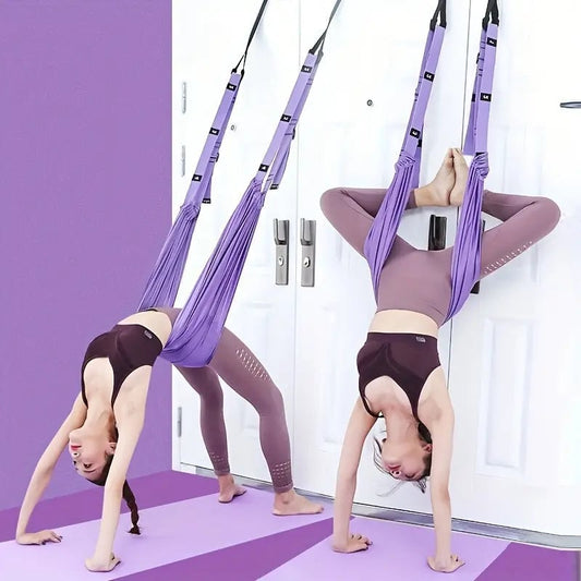 🌿🚪 PROMO FLASH : 50% DE RÉDUCTION ! Sangle d'Étirement & Yoga Aérien pour Porte – Décompression Dorsale, Entraîneur de Souplesse & Fixation Sans Perçage for Transformer Votre Maison en Studio de Stretching Professionnel ✨