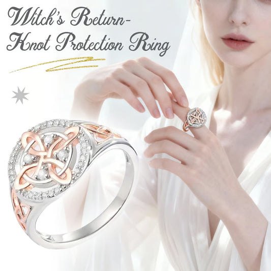 ✨New Arrival 57% OFF💍Handmade Witch's Return-Knot Protection Ring💞Protect Your Loved Ones