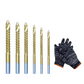 ⚙️ 50% DE RÉDUCTION ! 🧰 Jeu de Forets Hélicoïdaux – Acier Rapide, Revêtement Titane & Compatible Bois, Acier, Aluminium et Plastique – 6 Tailles de 3 à 8 mm 🛠️