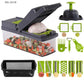 ✨ 50% DE RÉDUCTION ! 🥗 Coupe-Légumes Multifonction – ABS+PP+Inox – Lames Interchangeables & Peigne Nettoyant for Cuisine