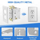 🛠️ -50% ! 🏠 Cales pour Plaques Murales – Métal de Précision – 5/10/20/50 Pièces – Comble les Espaces – Compatible Boîtiers UK Standard – Livraison UK Gratuite 🇬🇧