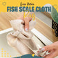 🐟🧽 PROMO FLASH 1+1 GRATUIT ! Lingettes Microfibre Vague/Écailles de Poisson – Haute Absorption, Auto-Nettoyante, 2 Tailles, Pour Maison, Voiture, Enfants 🧼