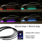🚗 50% DE RÉDUCTION ! 💡 Bandes LED RGB Flexibles 4 Pièces – IP68 – Contrôle App & 120 Effets for Voiture