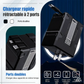 🔌⚡ PROMO FLASH 50% ! Chargeur Rapide 2 Ports Rétractable 20W – PD3.0, Câbles Intégrés, Protection Intelligente, 4 Couleurs, Parfait pour Voyage & Déplacement Professionnel 🌍