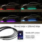 🚗 50% DE RÉDUCTION ! 💡 Bandes LED RGB Flexibles 4 Pièces – IP68 – Contrôle App & 120 Effets for Voiture