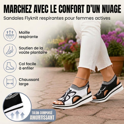 👡 50% DE RÉDUCTION ! 🌸 Sandales Plates à Bout Ouvert pour Femme – Talon Compensé Confortable, Style Aérien & Léger – Idéales pour la Plage, les Vacances et le Quotidien ☀️✨