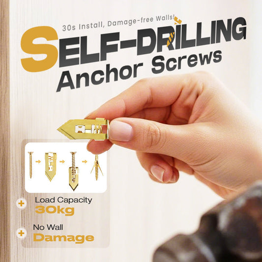🔩 Achetez 1, obtenez 1 gratuit ! ⚡ Chevilles à Expansion Trifide en Acier Zingué – Maintien 30 kg – Anti-Rouille & Anti-Arrachement pour Plaques de Plâtre et Murs Creux 🏠