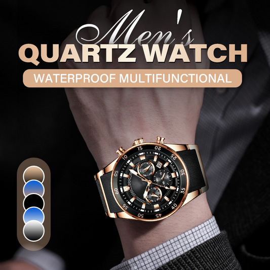 ⏳ LIMITED TIME OFFER 60% OFF⚡️💎Men's High-End Business Multifunction Quartz Watch