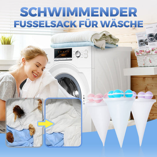 🧼✨ PROMO FLASH 50% ! Sac Filtre Flottant Lavage – Capture Poils, Cheveux & Peluches dans Machine à Laver, Baignoire ou Lavabo, Nettoyage Facile, Réutilisable 🐾