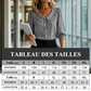 ⏳ PROMO LIMITÉE -50% ! 👔 Chemise Rayures Femme Bureau – Tissu Premium Léger Respirant, Manches Mi-Longues Élégantes · 7 Couleurs · S–4XL (34-52) · Bureau & Soirée 🌸