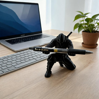 🔥 Pro-Favorite Porte-stylo Samouraï 3D Imprimé – Plastique Durable – Organisateur de Bureau pour Étudiants & Professionnels ⚔️