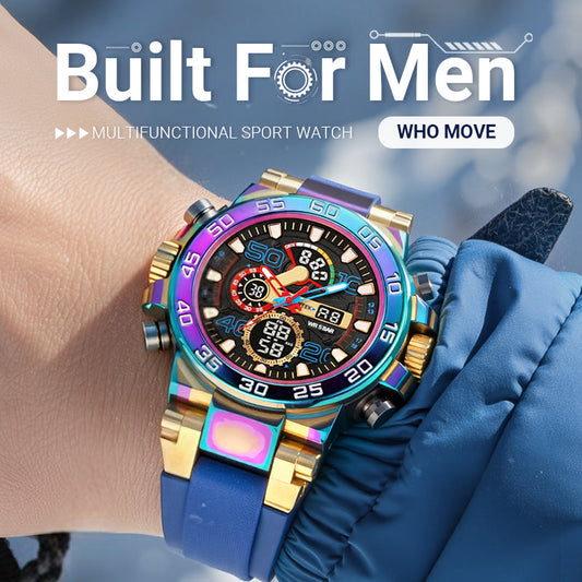 ⏳Time-Limited Special 63% OFF⏰MULTIFUNCTION LED WATCH - Waterproof & Digital Display, 7 Sports Modes with Sleep Monitor, Perfect for Outdoor and Daily Use 🌟🔋