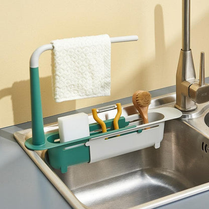 🧻🛒 PROMO FLASH : 50% DE RÉDUCTION ! 🍽️ Égouttoir Évier Télescopique Portable – Longueur Réglable 32-45cm – Multifonction & Polypropylène – Organisez Votre Cuisine ✨