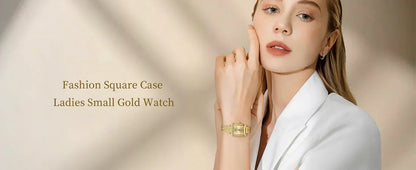 🔥🎁 PROMO FLASH 70% ! Montre Bracelet Quartz Femme Luxe – Boîtier Rectangulaire, Cadran Dégradé, Aiguilles Délicates, Style Moderne & Sophistiqué ✨