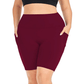 🔥🏃‍♀️ PROMO EXCEPTIONNELLE 60% ! Short de Sport Femme Haute Taille Galbant – 2 Poches Latérales Sécurisées, Tissu Respirant 4-Way Stretch, pour Yoga, Course, Fitness 🩳