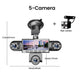 ⏳📹 PROMO FLASH 50% ! Caméra Embarquée HD 1080p Multi-Objectifs – 5 Angles, Vision Nocturne, Détection Collision, Surveillance Stationnement 24h/24 🚗