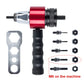 ⚙️🔥 PROMO FLASH 50% ! Kit Adaptateur pour Pistolet à River M3–M8 – Compatible Perceuse sans Fil, Design Compact, 5 Tiges Interchangeables Incluses 🔧