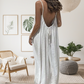 💐 PROMO LIMITÉE -50% ! 🌸 Robe Longue Décontractée Femme – Dos Nu Nœud, Bretelles Réglables & Coupe Ample – 6 Couleurs Disponibles de S à 2XL 👡✨
