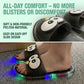 👣🌟 PROMO FLASH 50% ! Pantoufles Canard Lumineuses – LED Multicolore, Semelle Transparente, Confort, Parfait pour Maison, Fête & Cadeau Original 🦆