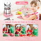 🎁 MEILLEUR CADEAU POUR ENFANT 50 % DE RÉDUCTION ! 🍳 Kit de Cuisine Miniature Réelle pour Enfants – 22 Pièces, Fonctionnel & Sécurisé ✨