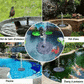 ☀️💥 PROMO -50% ! Fontaine Solaire Bain d'Oiseaux 1W – 6 Modes Pulvérisation 15-27 Pouces, Sans Batterie, Ventouses Stables · 13cm & 16cm 🔥 Achetez 2 = -10€