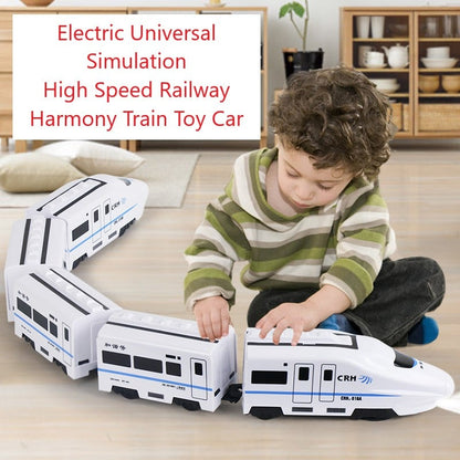 🚄 -50% ! 🧒 Jouet Électrique Train à Grande Vitesse – Simulation Réaliste – Marche Avant/Arrière – Compatible Circuits Classiques – Piles AAA Non Incluses – Cadeau Enfant 🛤️