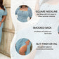 👗🌸 PROMO FLASH 50% ! Robe Longue Grande Taille Bohème – Imprimé Fleuri, Fente Latérale, Manches Courtes, Tissu Léger, 6 Couleurs, Taille L-4XL, Parfaite pour l'Été & Vacances ✨