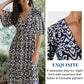 🔥 PROMO EXCEPTIONNELLE 50% DE RÉDUCTION ! 👗✨ Robe Longue Décontractée Imprimée Col V Ceinturée – Tissu Léger & Fluide – Parfaite pour l’Été, la Plage ou les Soirées Boho-Chic – Style Vacances Garanti 🌸🌴