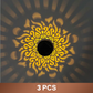 🏆🎁 PROMO FLASH 50% ! Lampe Murale Solaire Mandala Extérieur – Projecteur Lumière Jardin, IP65, Capteur Auto, Fer Forgé, 1/2/4 Pièces, Idéale Terrasse & Clôture 🌙