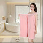 ✨ PROMO FLASH : 50% DE RÉDUCTION ! Jupe de Douche Portable en Polaire Corail – Coupe Enveloppante Ergonomique, Double Bouton Sécurisé & Matière Ultra-Douce Haute Absorption for un Confort Absolu Après la Douche 🛁💕