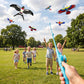 ⏳ OFFRE LIMITÉE – 50% ! ⏰ 🪁 Cerf-Volant Canne à Pêche pour Enfants – Polyester + Fibre de Verre – 50 m de Fil & 5 Motifs for Plein Air