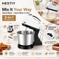 🎂 -50% ! 🥄 Batteur Électrique 2-en-1 sur Socle et Portatif – 150 W – 7 Vitesses – Bol 2 L + Fouets & Crochets – Prise UK 🍰