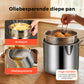 🔥 -50% ! 🍳 Friteuse Multifonction en Acier Inoxydable 304 – Certifié Alimentaire – Design Anti-Éclaboussures & Panier Filtrant pour Frites et Poulet 🥟