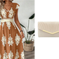 🎑👗 PROMO FLASH 55% ! Robe Longue Femme Imprimé Baroque – Col en V, Taille Haute, Tissu Fluide, 5 Couleurs, Style Bohème Chic 🌸