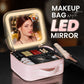 🌸 50% DE RÉDUCTION ! 💄 Trousse Maquillage Portable Miroir LED – 3 Températures & Compartiments Réglables for Beauté Nomade