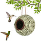 🌿 PROMO -50% 🐦 Nichoir Suspendu pour Colibris Tressé Main — Fibres Naturelles & Refuge Confortable 🏡