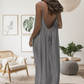 💐 PROMO LIMITÉE -50% ! 🌸 Robe Longue Décontractée Femme – Dos Nu Nœud, Bretelles Réglables, Coupe Ample & 6 Couleurs S–2XL 👡