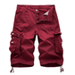 🩳✨ PROMO -50% ! Short Cargo Homme Grande Taille – 100% Coton Lavé Respirant, Coupe Ample Confortable, 8 Poches Multi-Fonctions, Fermeture Éclair · 8 Coloris · Tailles 30-48 ☀️