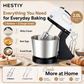 🎂 -50% ! 🥄 Batteur Électrique 2-en-1 sur Socle et Portatif – 150 W – 7 Vitesses – Bol 2 L + Fouets & Crochets – Prise UK 🍰