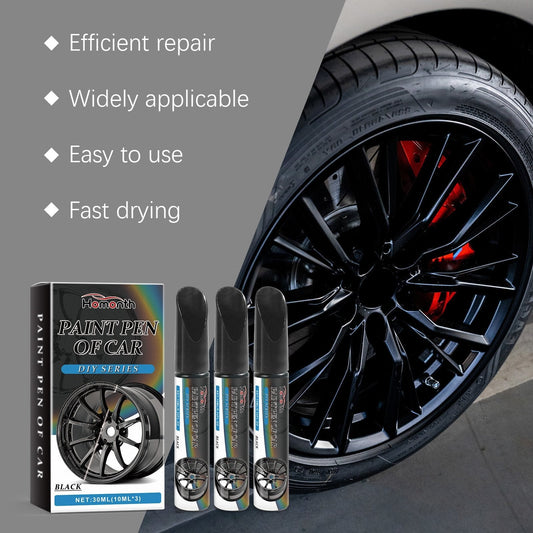 🖊️🚗 PROMO FLASH 50% ! Stylo Réparation Rayures Jantes – Formule Noire D'Usine, Application Précise & Séchage Rapide ✨