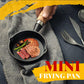 🔥 PROMO FLASH : 50% DE RÉDUCTION ! Mini Poêle en Fonte Antiadhésive 10 cm – Coulée Monobloc & Manche Bois for Petites Portions Sainement Cuisinées 🍳✨